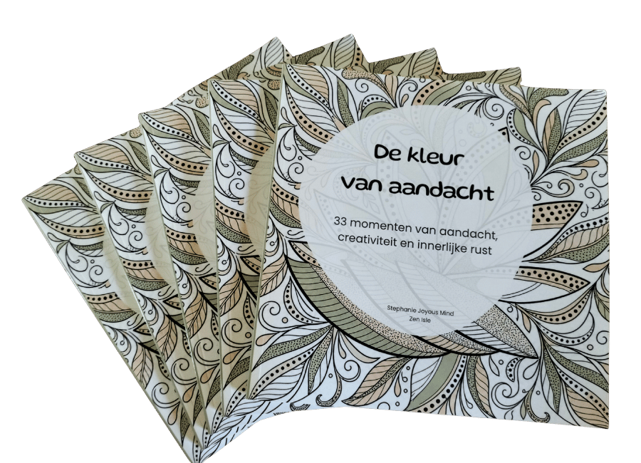 De kleur van aandacht kleurboek van Zen Isle