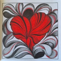 Eén tekening, vele kleuren